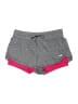 Avia 100% Polyester Color Block Gray Athletic Shorts Size 12 - photo 1