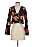 Missguided 100% Polyester Black Long Sleeve Blouse Size 0 - photo 1