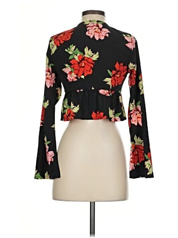 Missguided Long Sleeve Blouse (view 2)