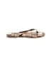 TKEES Animal Print Tan Flip Flops Size 6 - photo 1