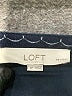 Ann Taylor LOFT Chevron-herringbone Blue Casual Dress Size S (petite) - photo 7