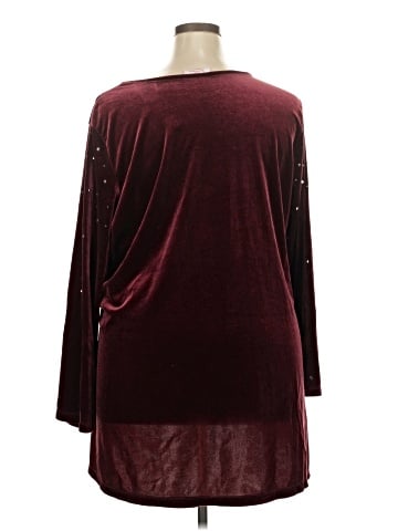 Quacker Factory Long Sleeve Blouse (view 2)