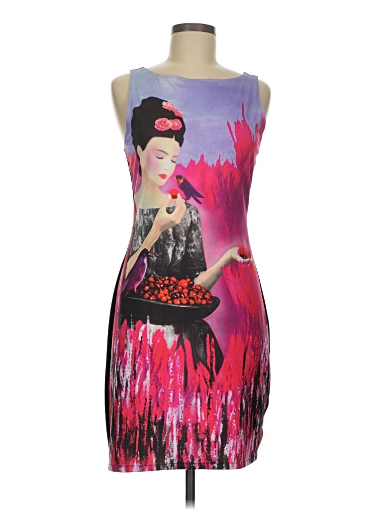 Pre-owned Laundry By Shelli Segal Cocktail Dress In Purple