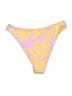 Aurelle Print Yellow Swimsuit Bottoms Size S - photo 2