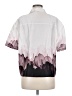 Express 100% Polyester Color Block White Short Sleeve Blouse Size M - photo 2