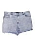 Express Blue Denim Shorts Size 18 - photo 1