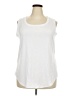 Automet White Sleeveless T-Shirt Size 2X - photo 1