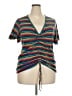 Lane Bryant Blue Short Sleeve Top Size 18 - 20 Plus - photo 1