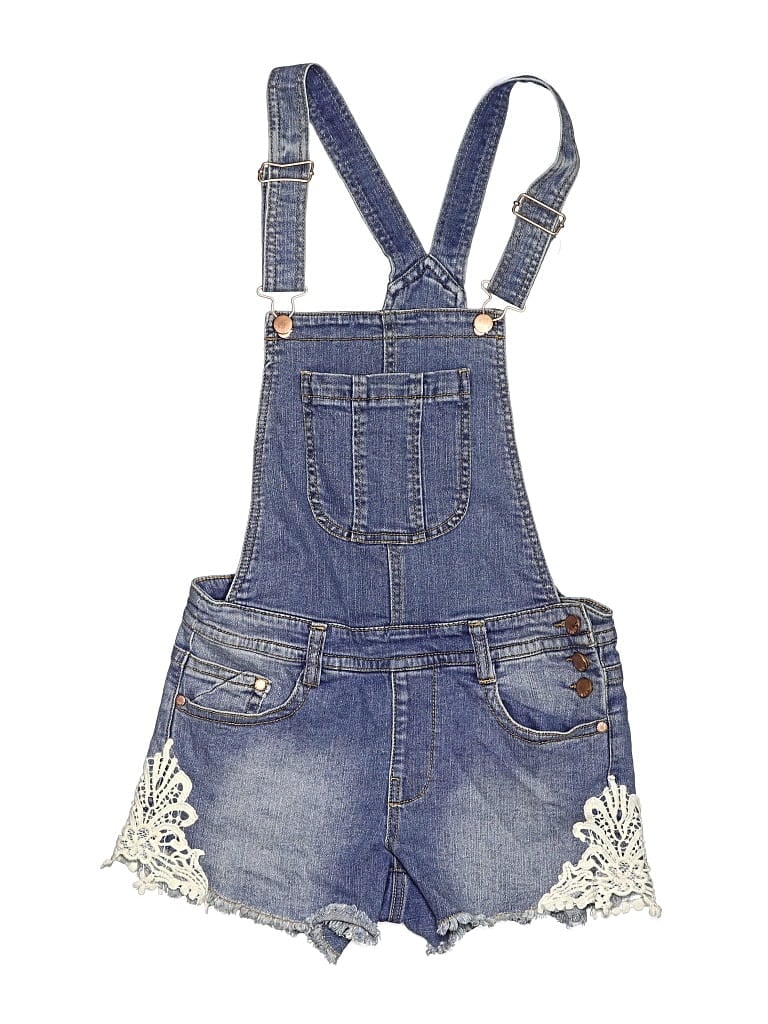 Pre-owned Tinsel Overall Shorts In Blue