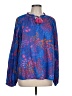 Mud Pie Blue Long Sleeve Blouse Size L - photo 1
