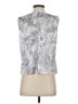 St. John Silver Sleeveless Top Size S - photo 2