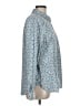 Garnet Hill Paisley Blue Long Sleeve Button-Down Shirt Size 12 - photo 4