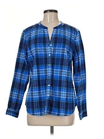 L.L.Bean Long Sleeve Button-Down Shirt (view 1)