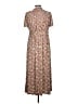 Boden Floral Brown Casual Dress Size 10R - photo 2