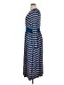 Boden Chevron-herringbone Blue Casual Dress Size 16 - 18 - photo 5