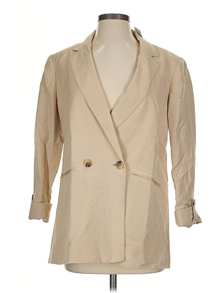 Ann Taylor Blazer Jacket In Tan
