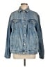 Topshop 100% Cotton Blue Denim Jacket Size 10 - photo 1