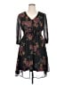 Chenault Floral Black Casual Dress Size XL - photo 1