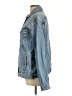 Topshop 100% Cotton Blue Denim Jacket Size 10 - photo 5