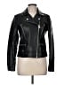 Topshop 100% Polyurethane Black Jacket Size 8 - photo 1