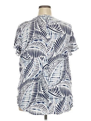 Tahari Short Sleeve Blouse (view 2)
