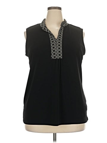 Jaclyn Smith Sleeveless Blouse (view 1)