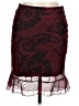 Street Code Paisley Burgundy Formal Skirt Size L (estimated) - photo 1