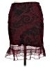 Street Code Paisley Burgundy Formal Skirt Size L (estimated) - photo 2
