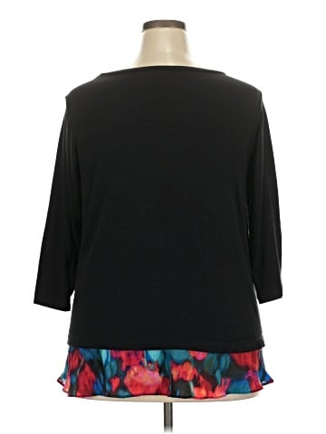Collection 3/4 Sleeve Top (view 2)
