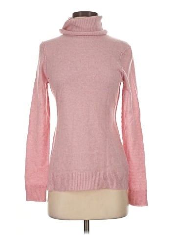 Aqua Cashmere Pullover Sweater (view 1)