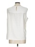 DKNY 100% Polyester Ivory Sleeveless Blouse Size L - photo 2