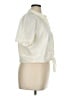 CeCe 100% Cotton Ivory Short Sleeve Blouse Size XL - photo 4