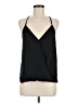 Lily White 100% Polyester Black Sleeveless Blouse Size M - photo 1