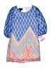 Iz Byer 100% Polyester Blue Dress Size 12 - photo 1