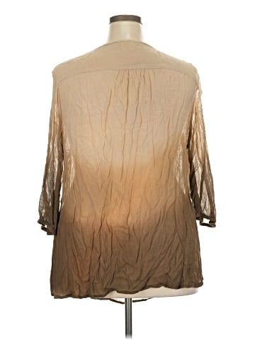 BEDFORD FAIR lifestyles 3/4 Sleeve Blouse (view 2)