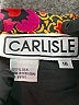 Carlisle 100% Silk Print Brown Silk Skirt Size 16 - photo 4
