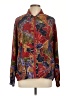Alfred Dunner 100% Polyester Paisley Red Long Sleeve Blouse Size 12 - photo 1