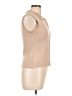 Gilli Tan Sleeveless Button-Down Shirt Size L - photo 4