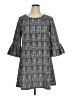 Nina Leonard Tweed Gray Casual Dress Size XL - photo 1