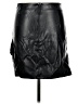Unbranded 100% Polyester Black Faux Leather Skirt Size L - photo 2
