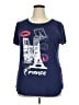 Assorted Brands Blue Short Sleeve T-Shirt Size 2X - photo 1