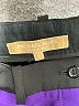 Michael Kors Collection Color Block Purple Black Wool Pants Size 2 - photo 7