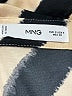 MNG 100% Polyester Animal Print Ivory Long Sleeve Blouse Size 4 - photo 7