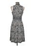 Wisp Animal Print Gray Cocktail Dress Size 6 - photo 2