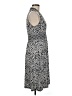 Wisp Animal Print Gray Cocktail Dress Size 6 - photo 4