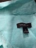 Talbots Color Block Teal Long Sleeve Button-Down Shirt Size S - photo 7