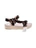 Manebi 100% Leather Animal Print Brown Sandals Size EU 38 - photo 1