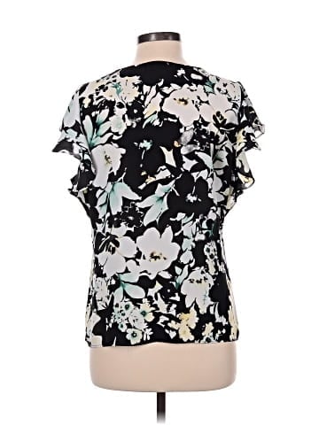 White House Black Market Short Sleeve Blouse (view 2)