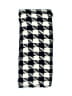 Unbranded Houndstooth Black Scarf One size - photo 2