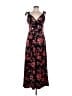 Francesca's Floral Black Casual Dress Size L - photo 1